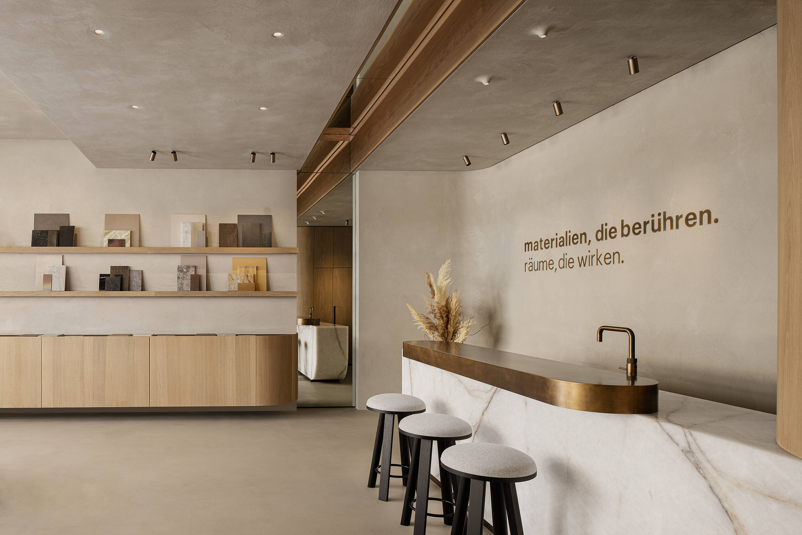 Showroom mit Küche