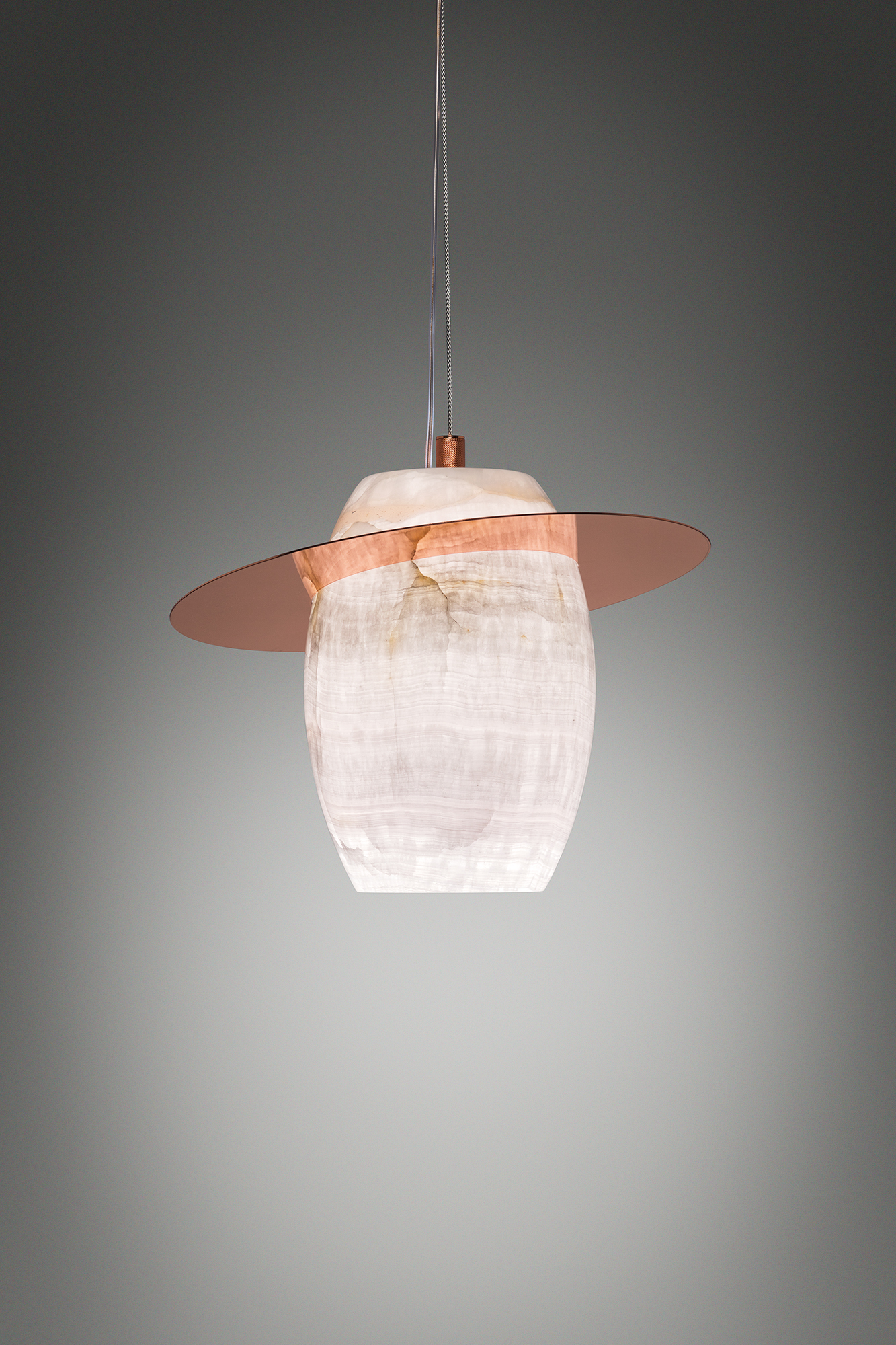 moderne hellweiße Lampe