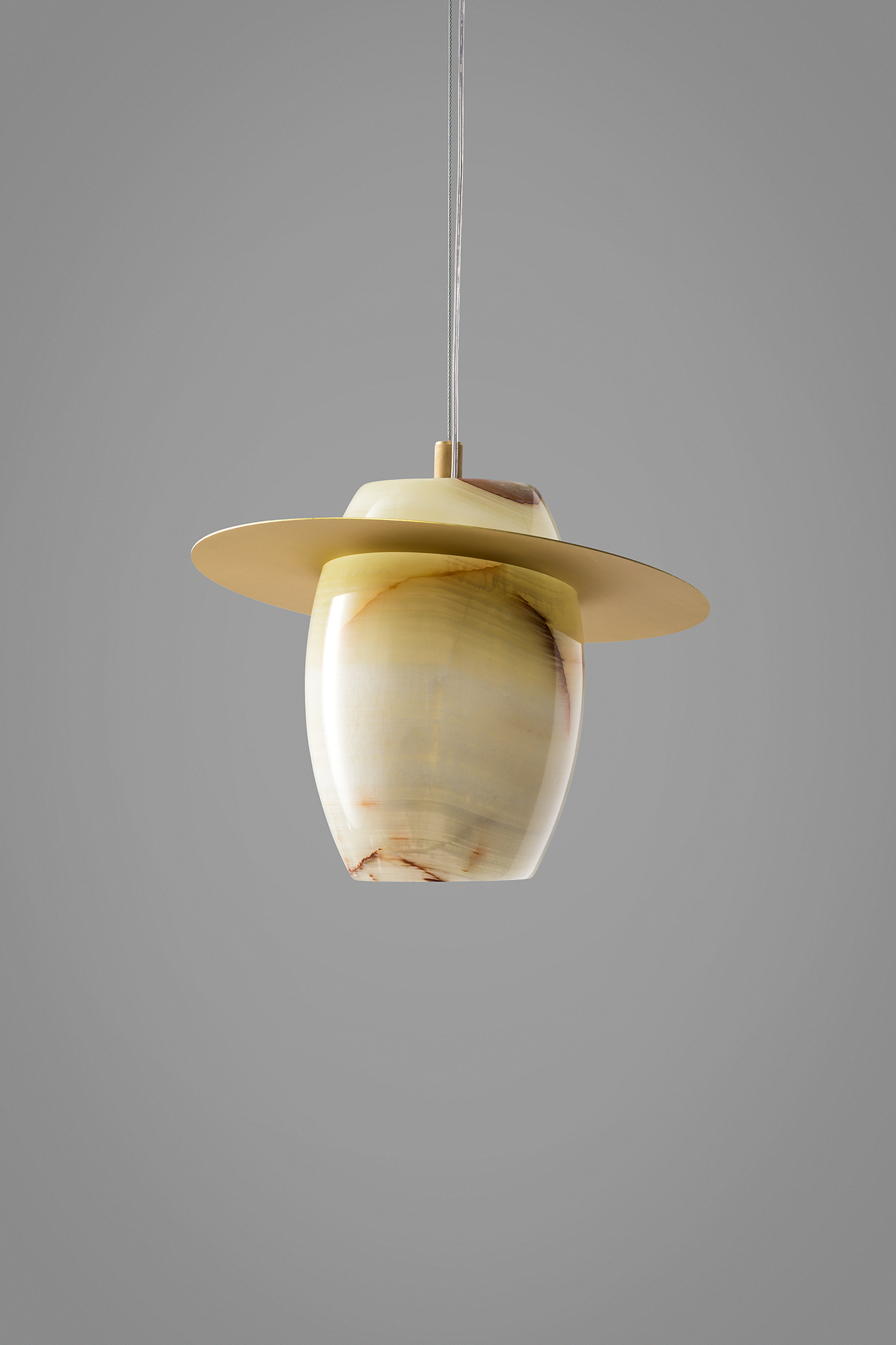 moderne beige Lampe