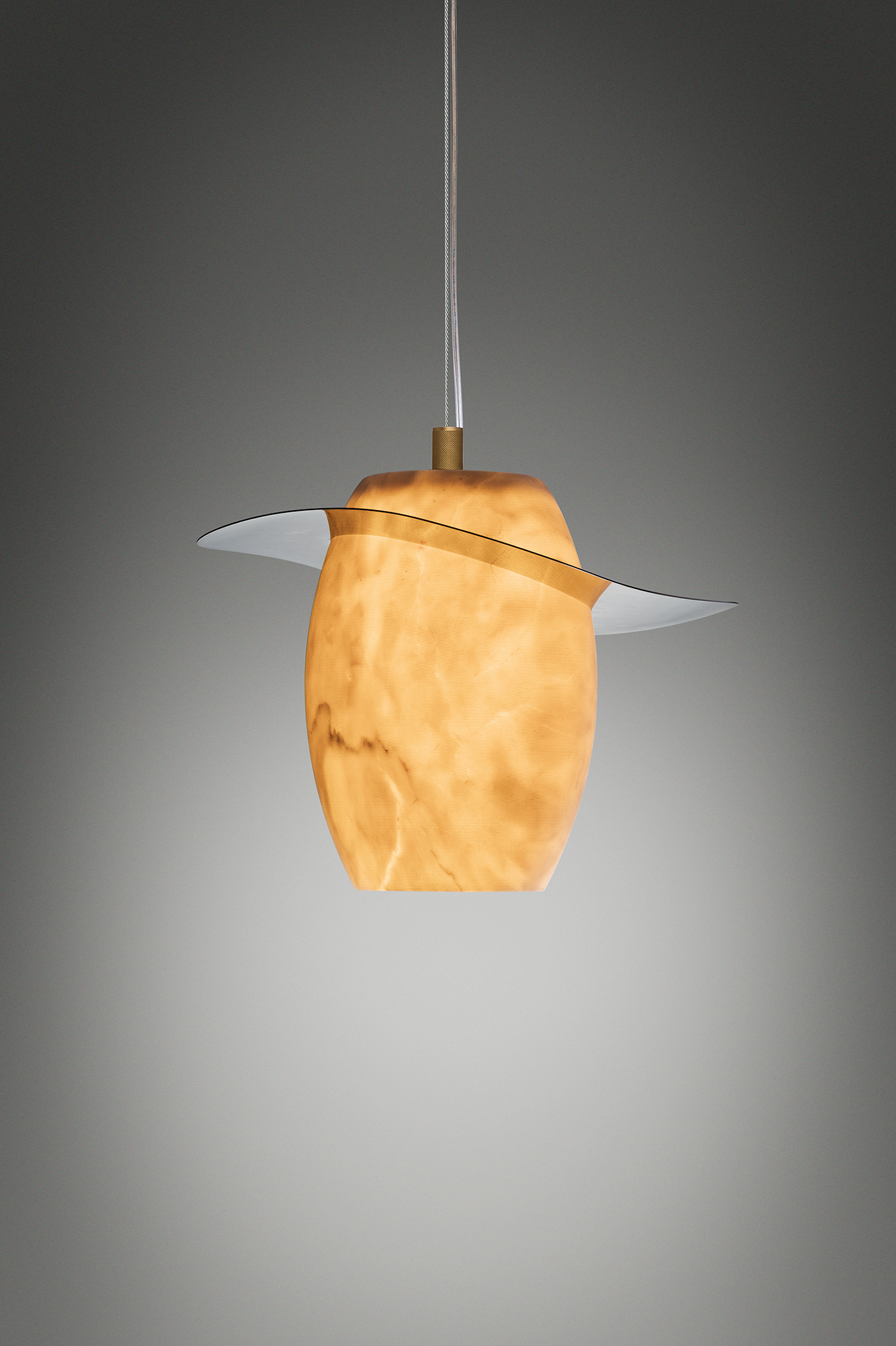 moderne hellorange Lampe